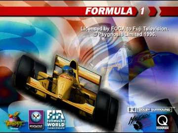 Formula 1 (US) screen shot title